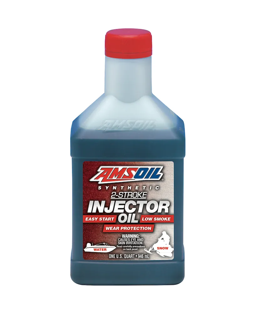 1 quart bottle of AMSOIL Synthetic 2-Stroke Injector Oil - AIO - National Synthetics