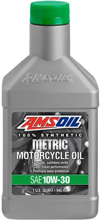 AMSOIL 100% Synthetic Metric Motorcycle Oil 10W-30