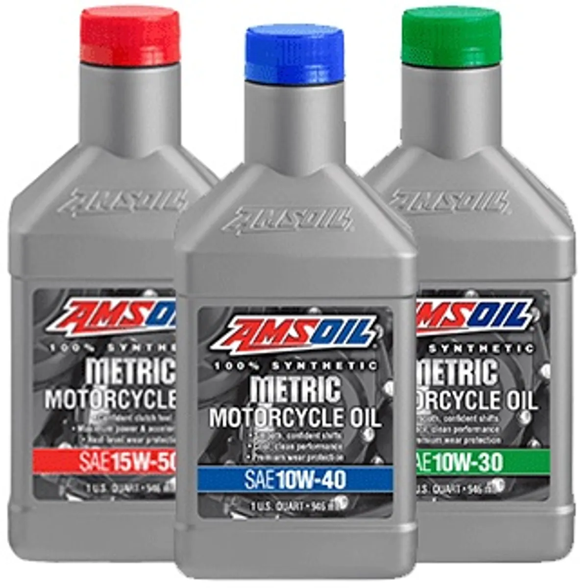 AMSOIL Synthetic Metric Motorcycle Oil product family